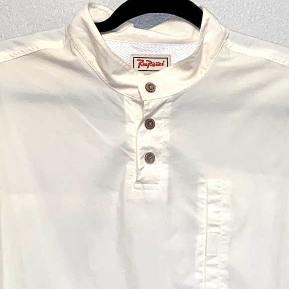 Rail Riders NWT Adventure White Lightweight Quick Dry Outdoor Henley Shirt 3039 - Picture 2 of 16